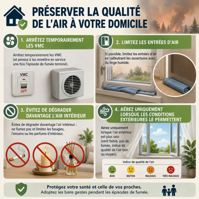 Face aux incendies : protégez-vous des fumées